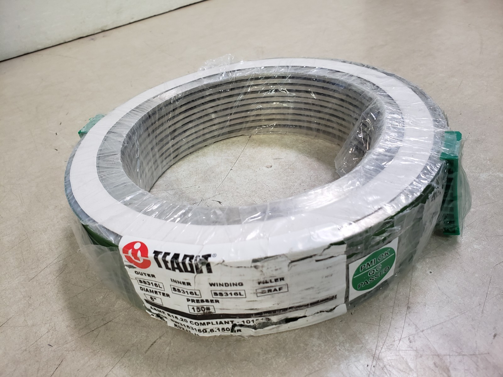 (Pack of 10) TEADIT SW316316G.6.150IR Metalflex Spiral Wound Gasket
