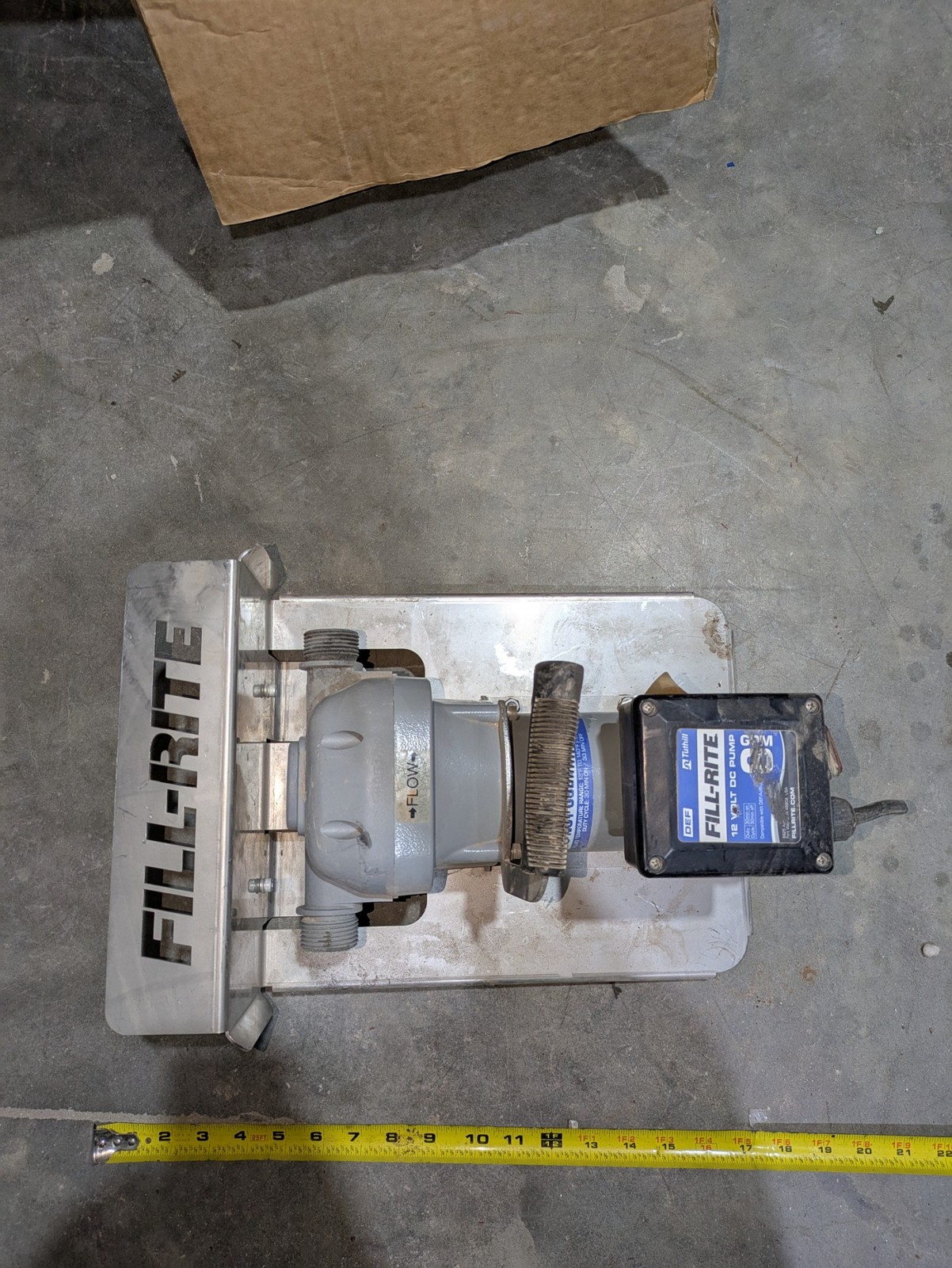 INTERTEK STUFFER MOTOR 17550250 DC 12V 2800RPM 180W FILL-RITE 12V DC PUMP 8GPM