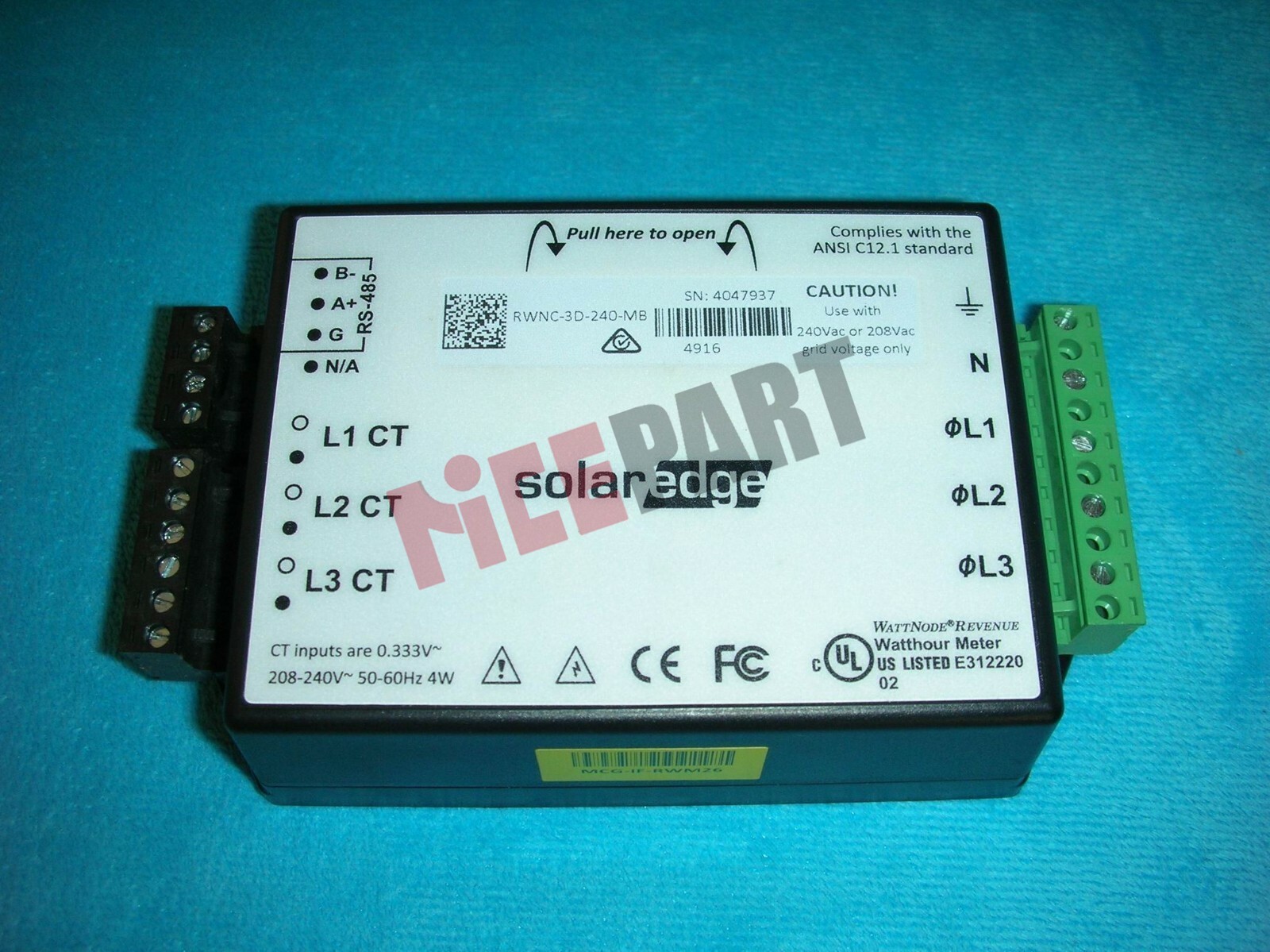 1PC solaredge RWNC-3D-240-MB/MCG-IF-RWM26 Z#1