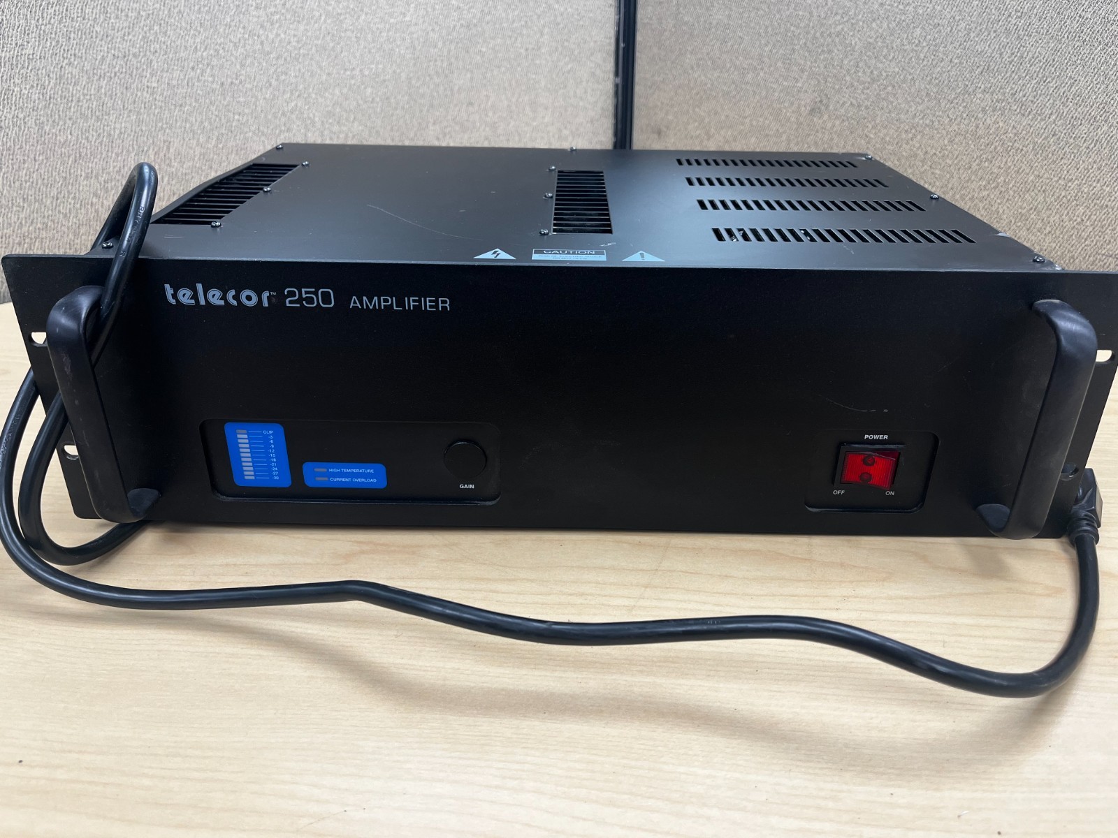 Telecor SI-250 Power Amplifier, 250W RMS, High Efficiency, used