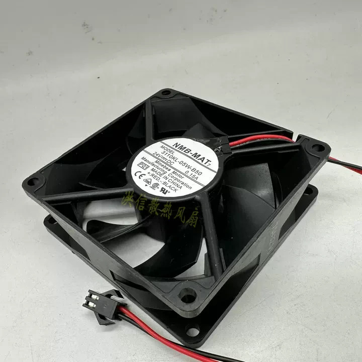 1 PCS NMB Fan 3110KL-05W-B50-PQ1 DC 24V 8025 8CM 2 Pin For ABB cooling fan