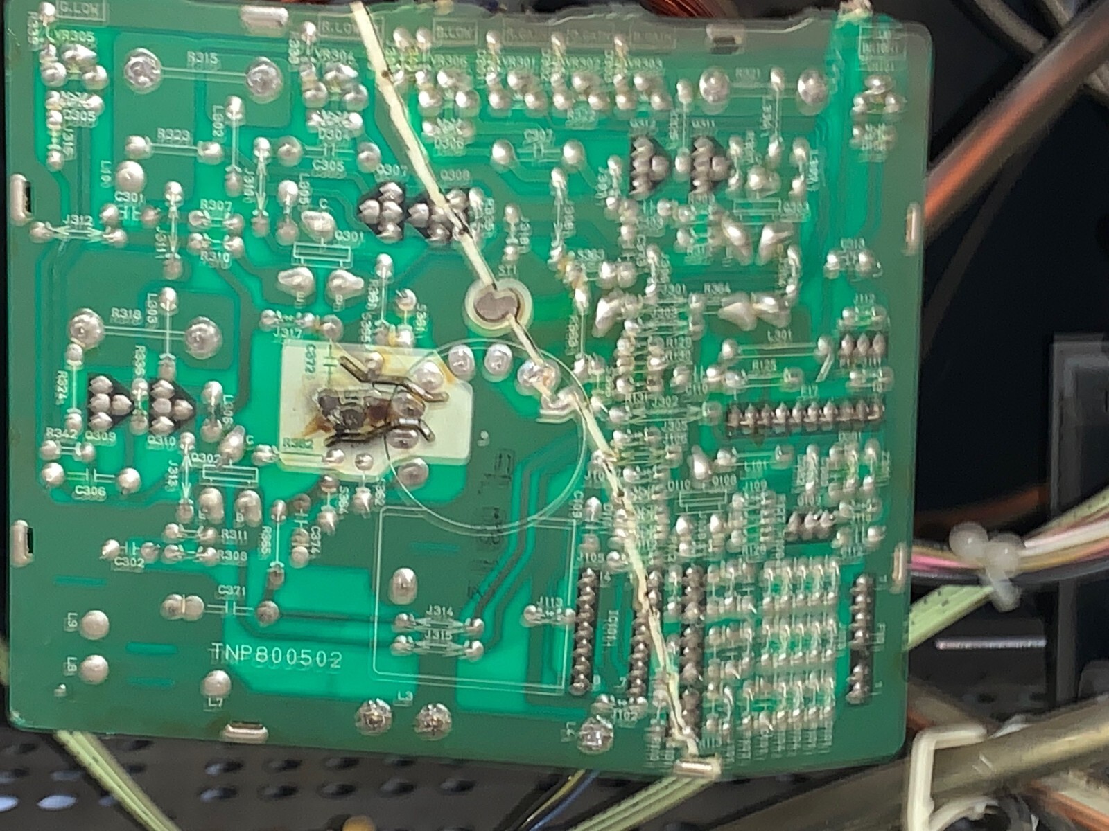 TOSHIBA OPERATOR DISPLAY MONITOR D14CM-05A FANUC A61L-0001-0094 *BROKEN*