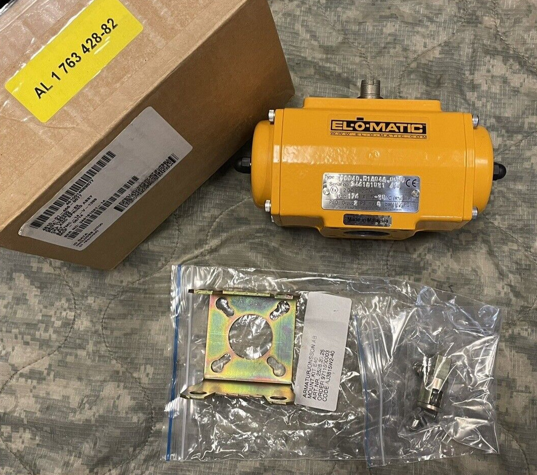 EL-O-MATIC Pneumatic Valve Actuator ES-40 1763428-82 ES0040.M1A04A.00N0 NEW