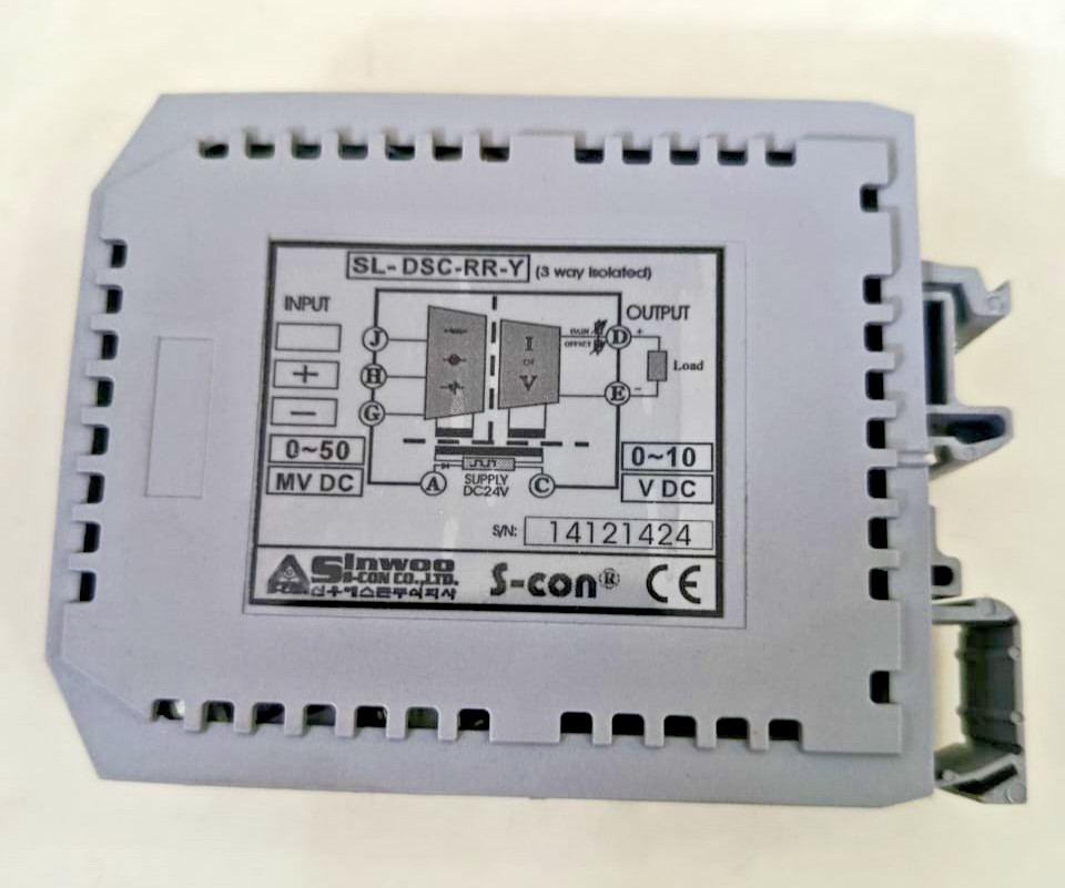 SINWOO S-CON SL-DSC-RR-Y 3-Way Isolated Controller Signal Converter NEW OPEN BOX