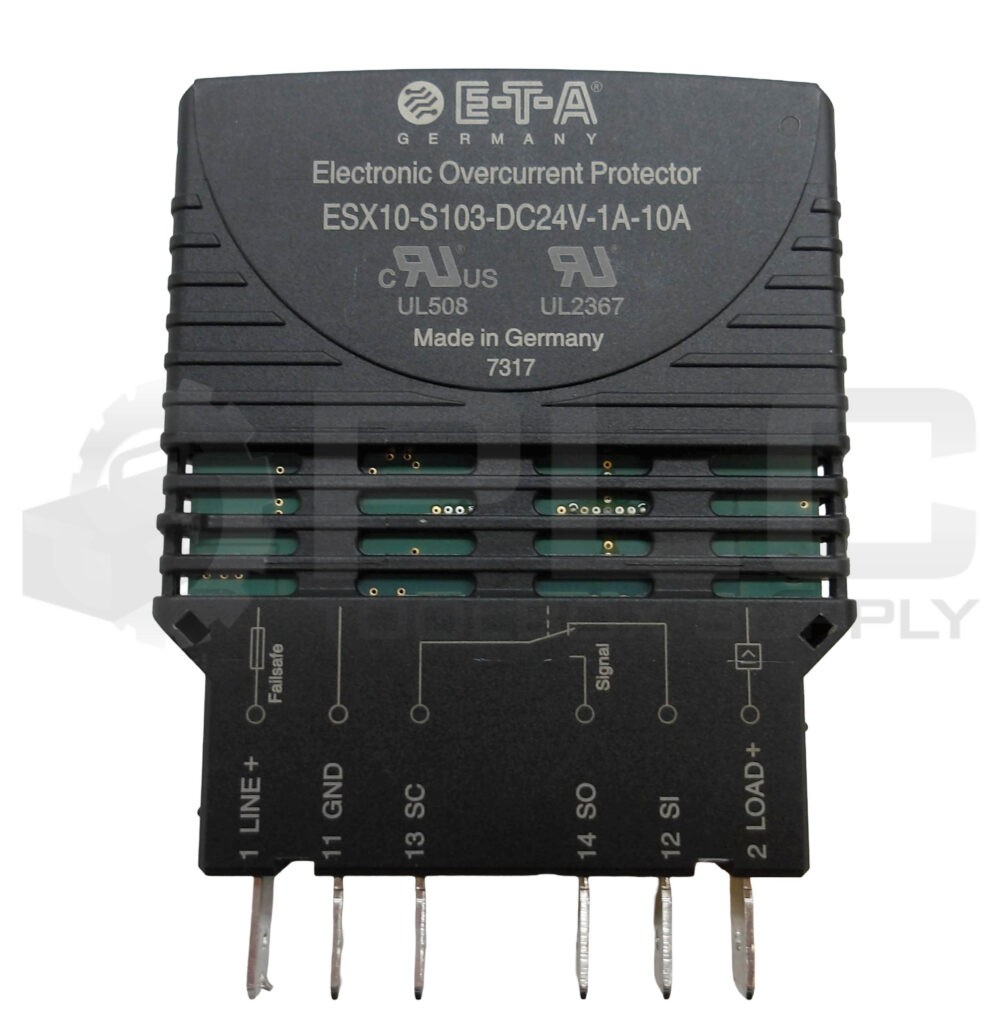 NEW ETA ESX10-S103-DC24V-1A-10A ELECTRONIC OVERCURRENT PROTECTOR