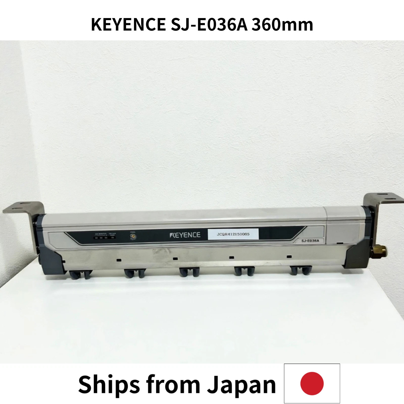 KEYENCE SJ-E036A Static Eliminator Ionizer Bar Used Japan