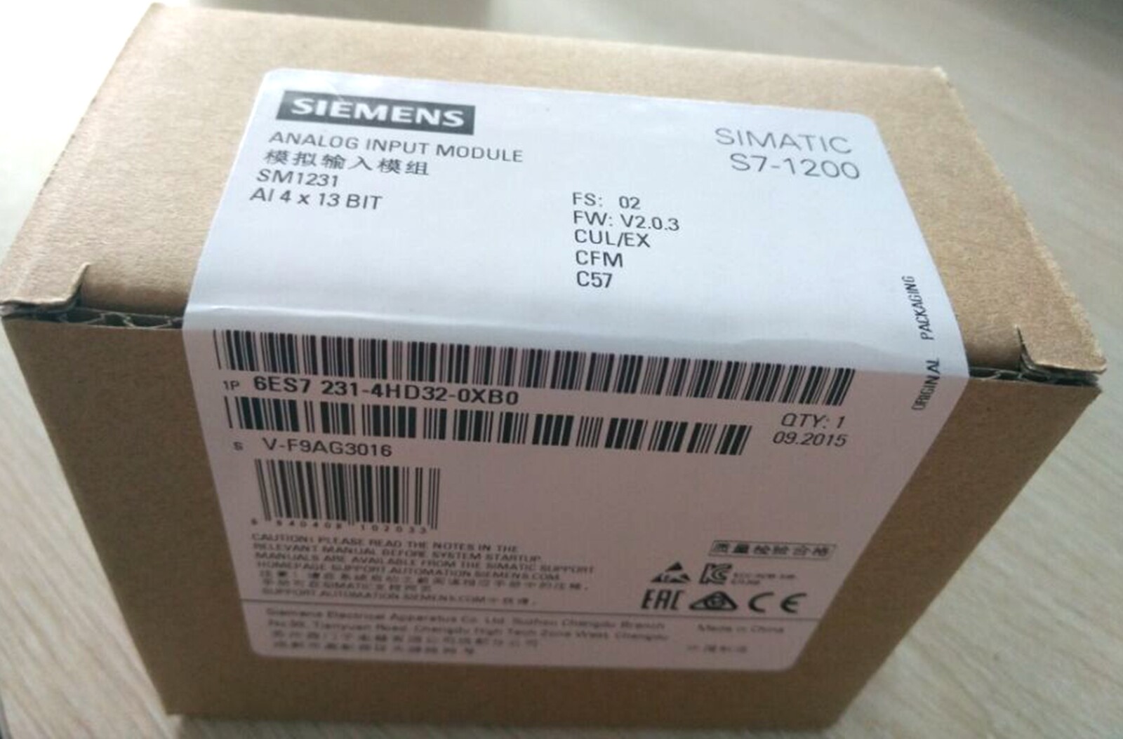1PCS New Siemens 6ES7231-4HD32-0XB0 6ES7 231-4HD32-0XB0 PLC Module – US Stock