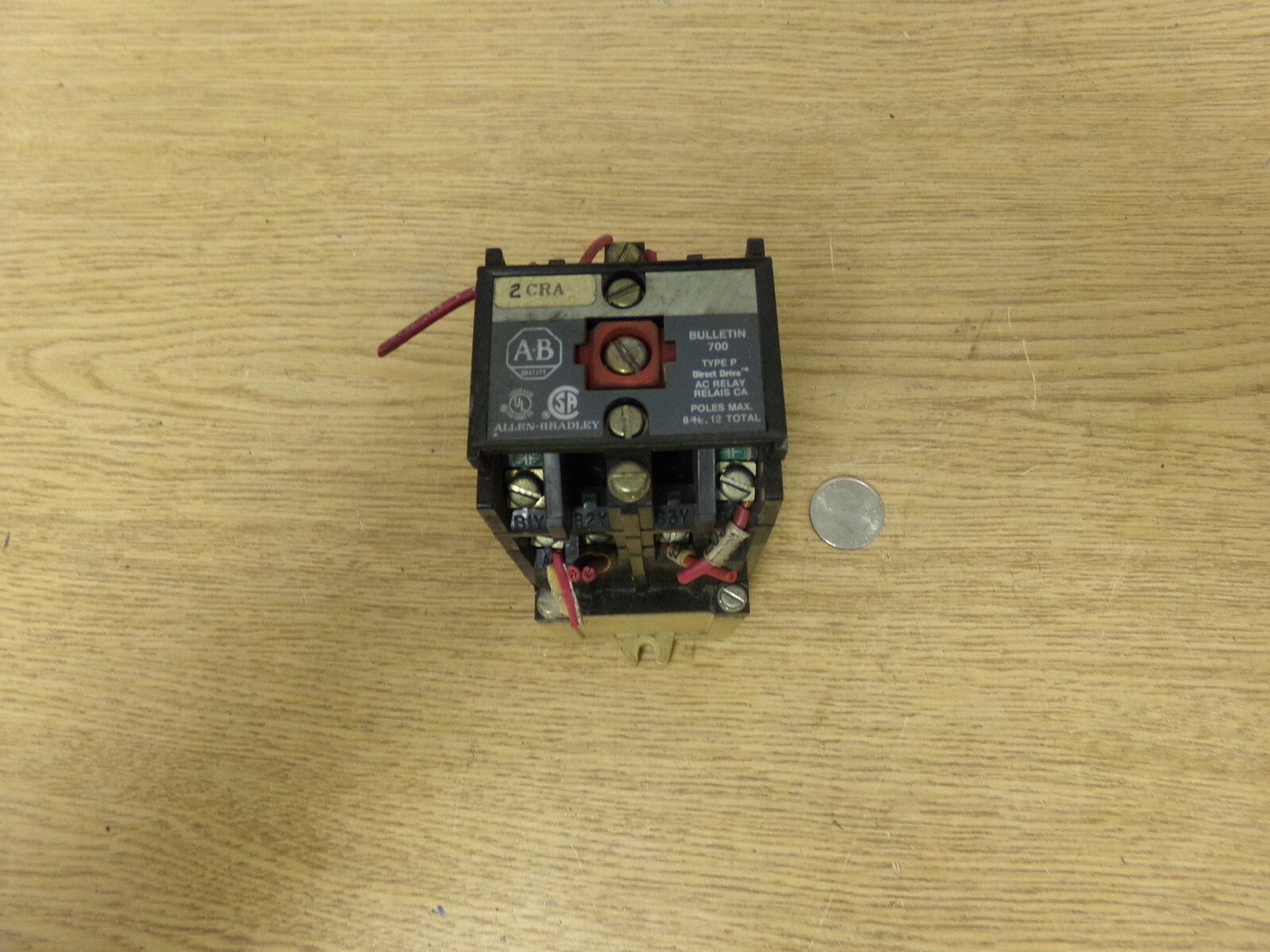 Allen Bradley 700-P600A1 Series B Control Relay w/ 700-N24 Ser B