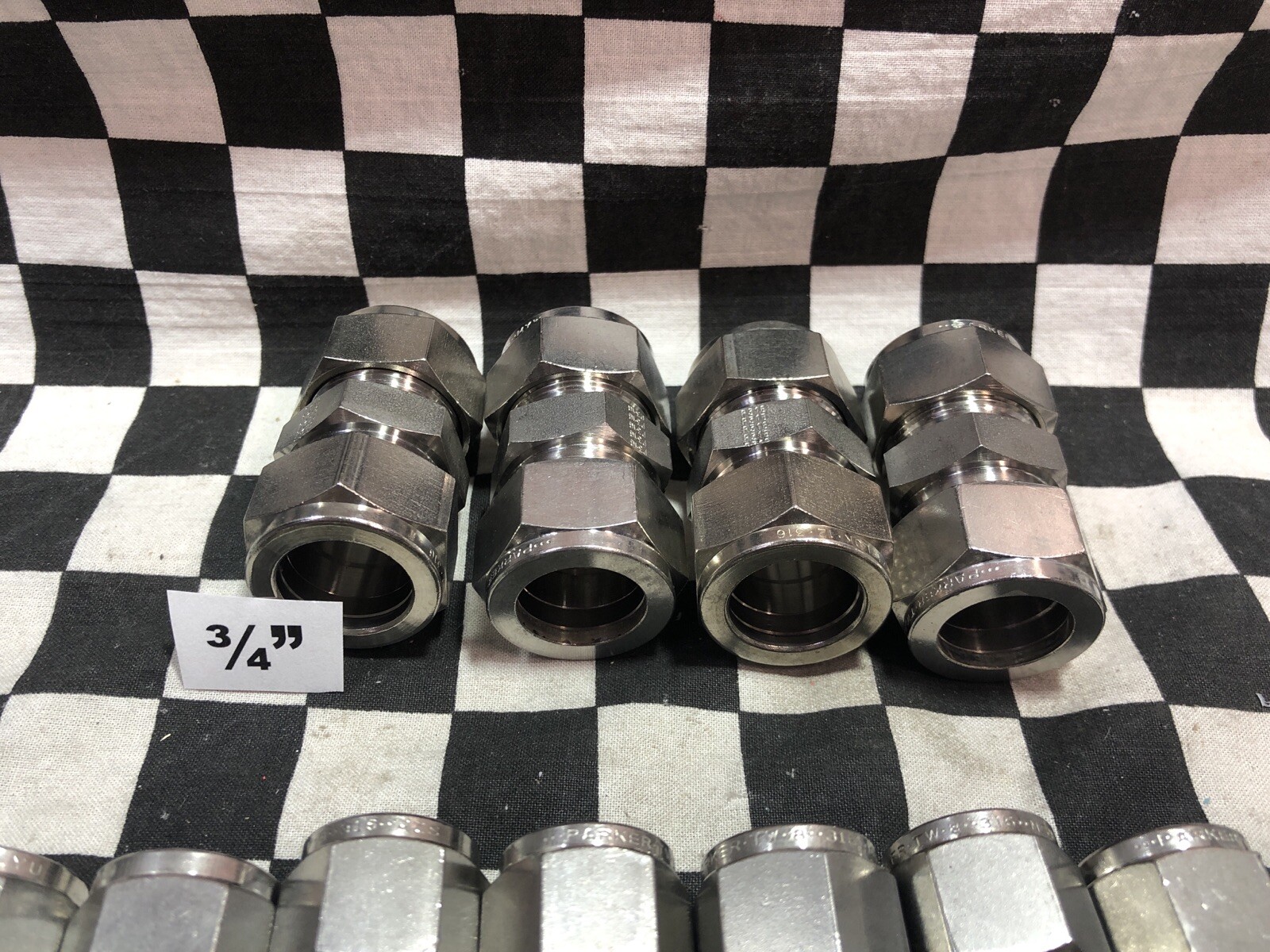Parker Union Elbow 1/2” & 3/4”, 12-12 HBZ-SS, 8-8 HBZ-SS, 8-8 EBZ-SS #1174Q2