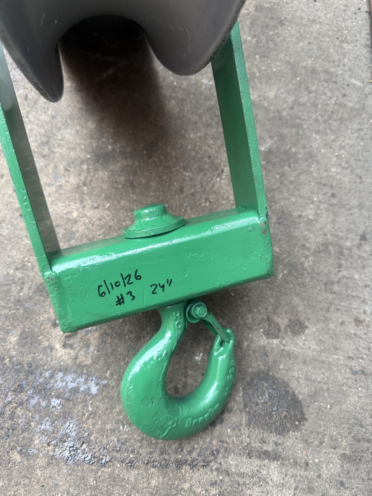 Greenlee 24 inch 4000lbs Sheave Cable Puller Tugger. Works Fine. 6/10 #3