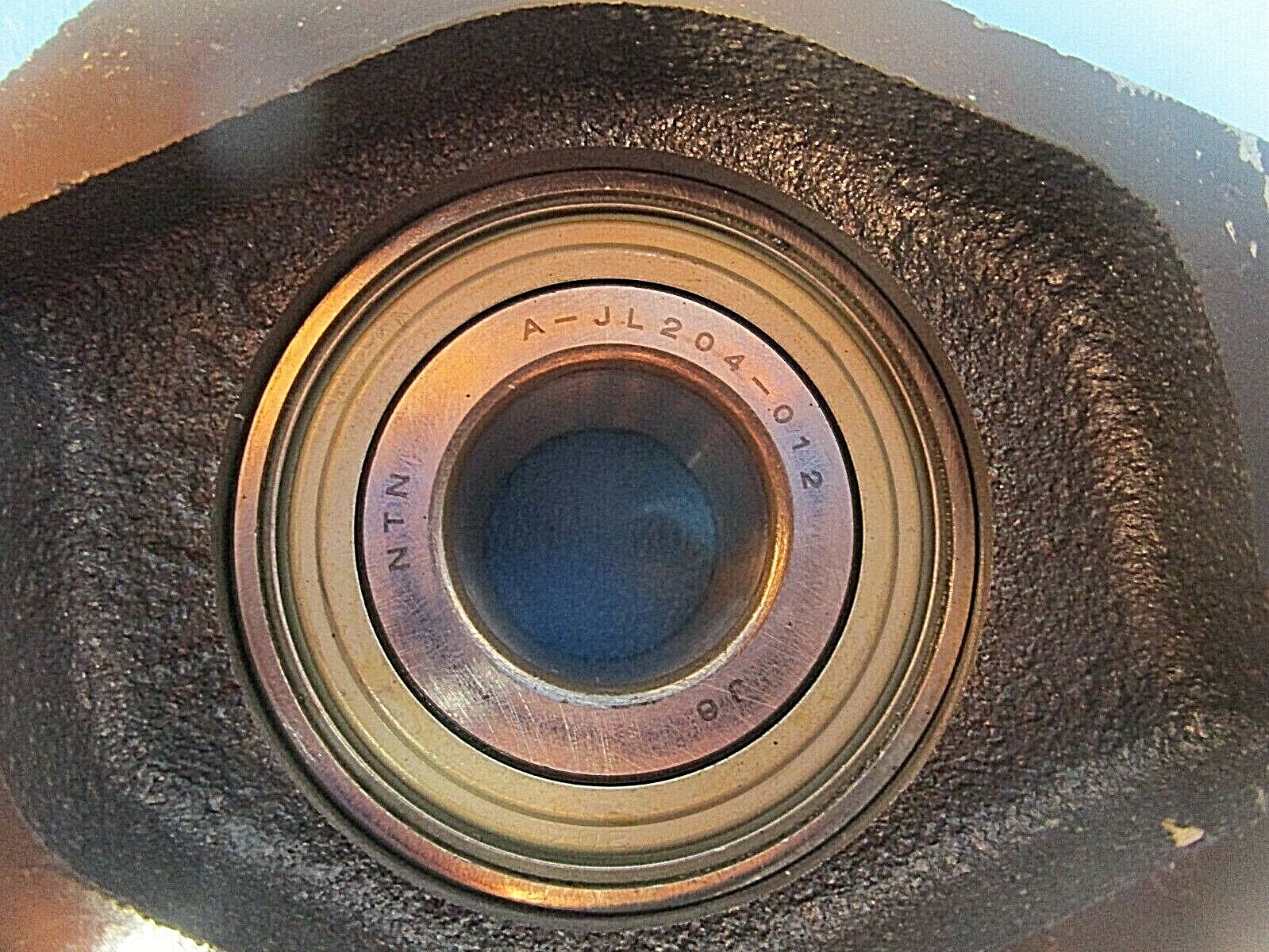 NTN JELFU-3/4, 3/4″ Bore 2 Bolt Flange Bearing, Eccentric Collar