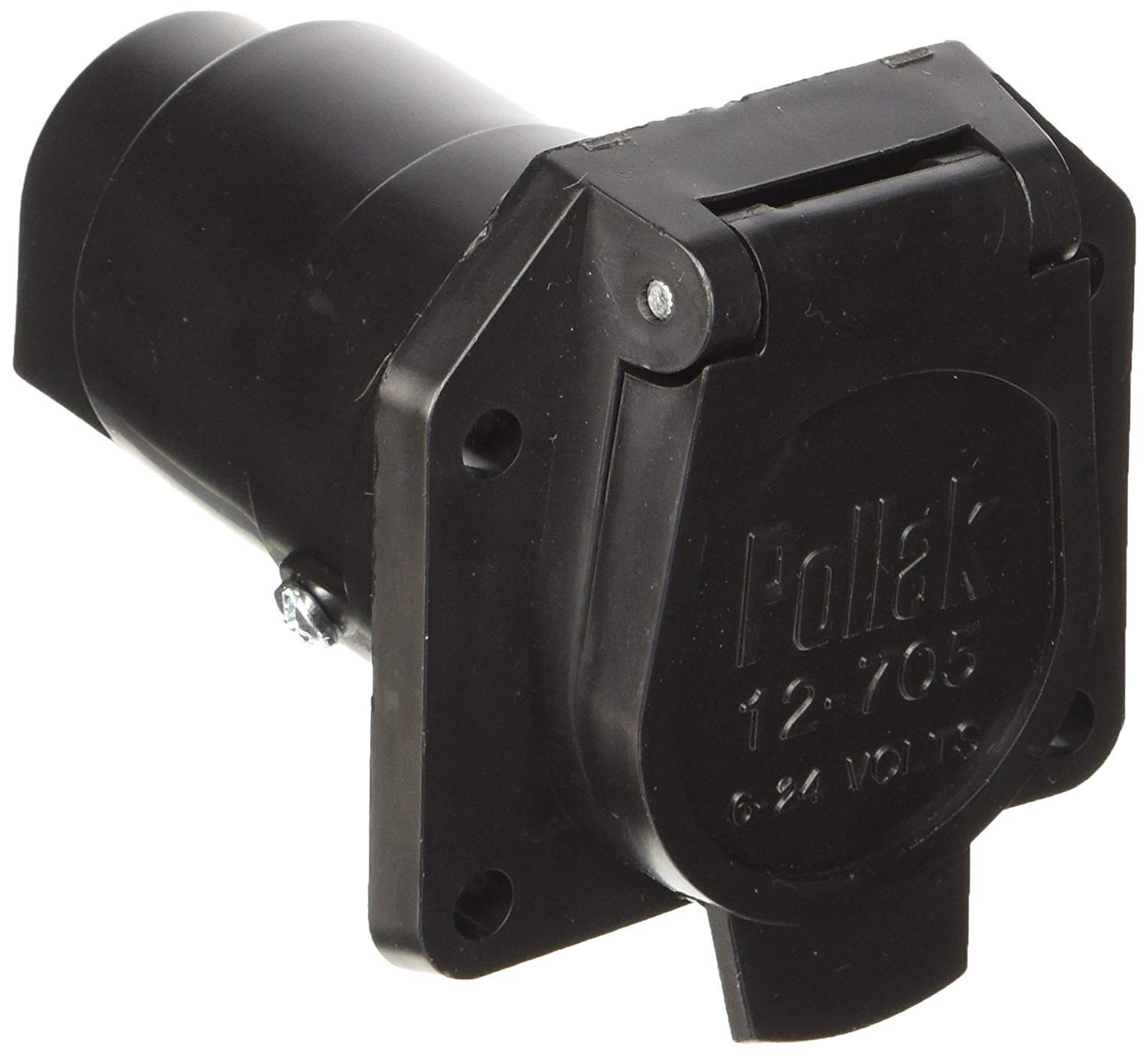 12-705 REPLACEMENT 7-WAY RV TRAILER CONNECTOR SOCKET – VEHICLE END, 6-12V