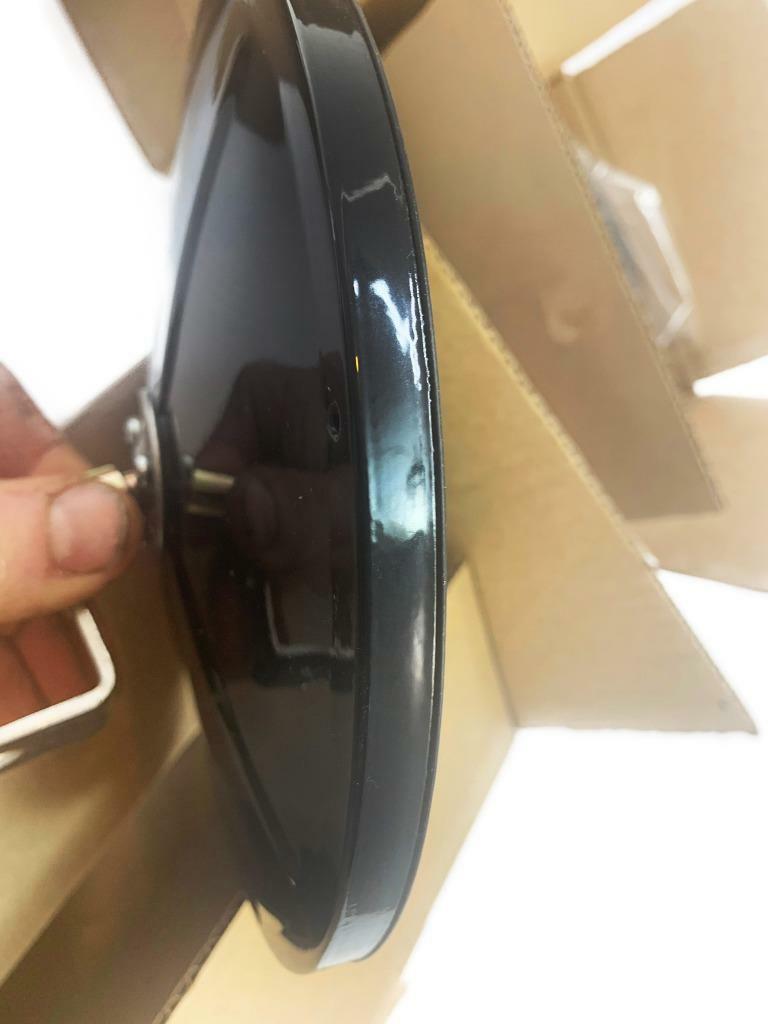 Lot of 6 Qty Arrow Safety Device 703-00-100 8-1/2” Convex Mirror Steel Black NEW