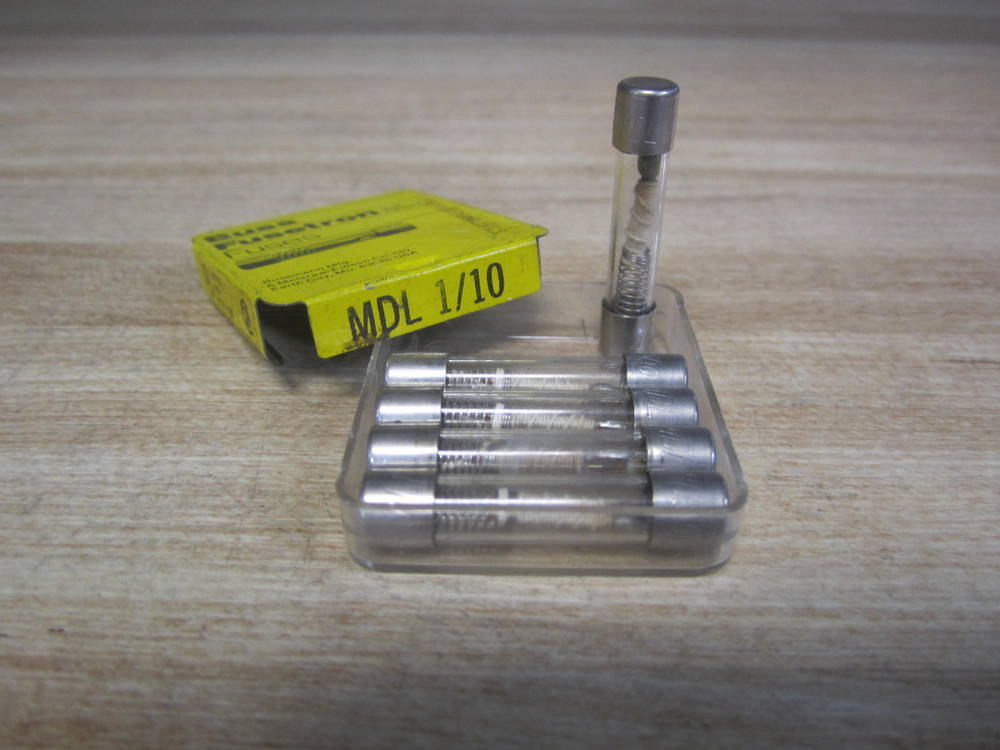 Buss MDL-1/10 Bussmann Fuse Cross Ref 6F021, 3AG-SB Spring (Pack of 10)