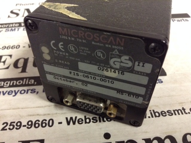 Microscan Barcode Reader – FIS-0610-0010 w/Warranty