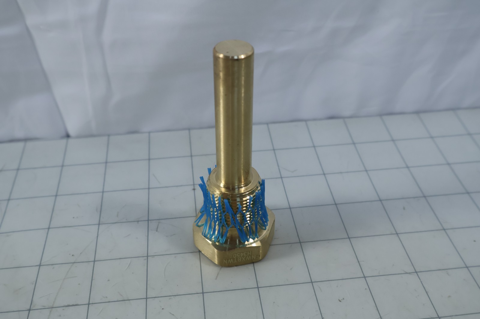 WE3575BS 3/4″ NPT Brass Thermowell 3-1/2″ Stem for Industrial Thermometer NEW