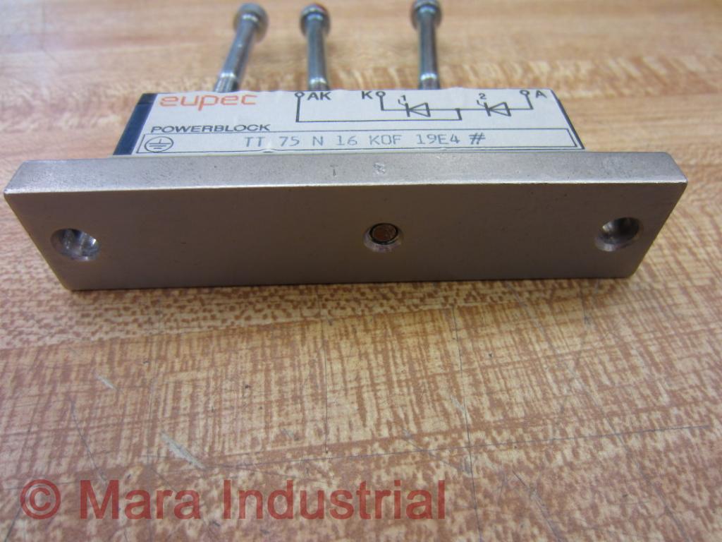 Eupec TT 75 N 16 KOF 19E4 Powerblock Thyristor Module (Pack of 3)