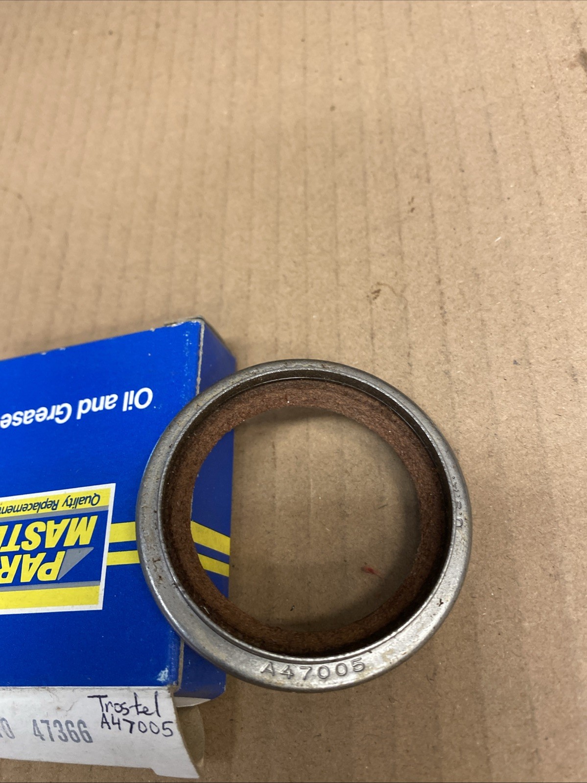 Trostel A47005 Wheel Seal In Parts Master 8121S Box 62-72 Mopar, Fargo Tap Desc
