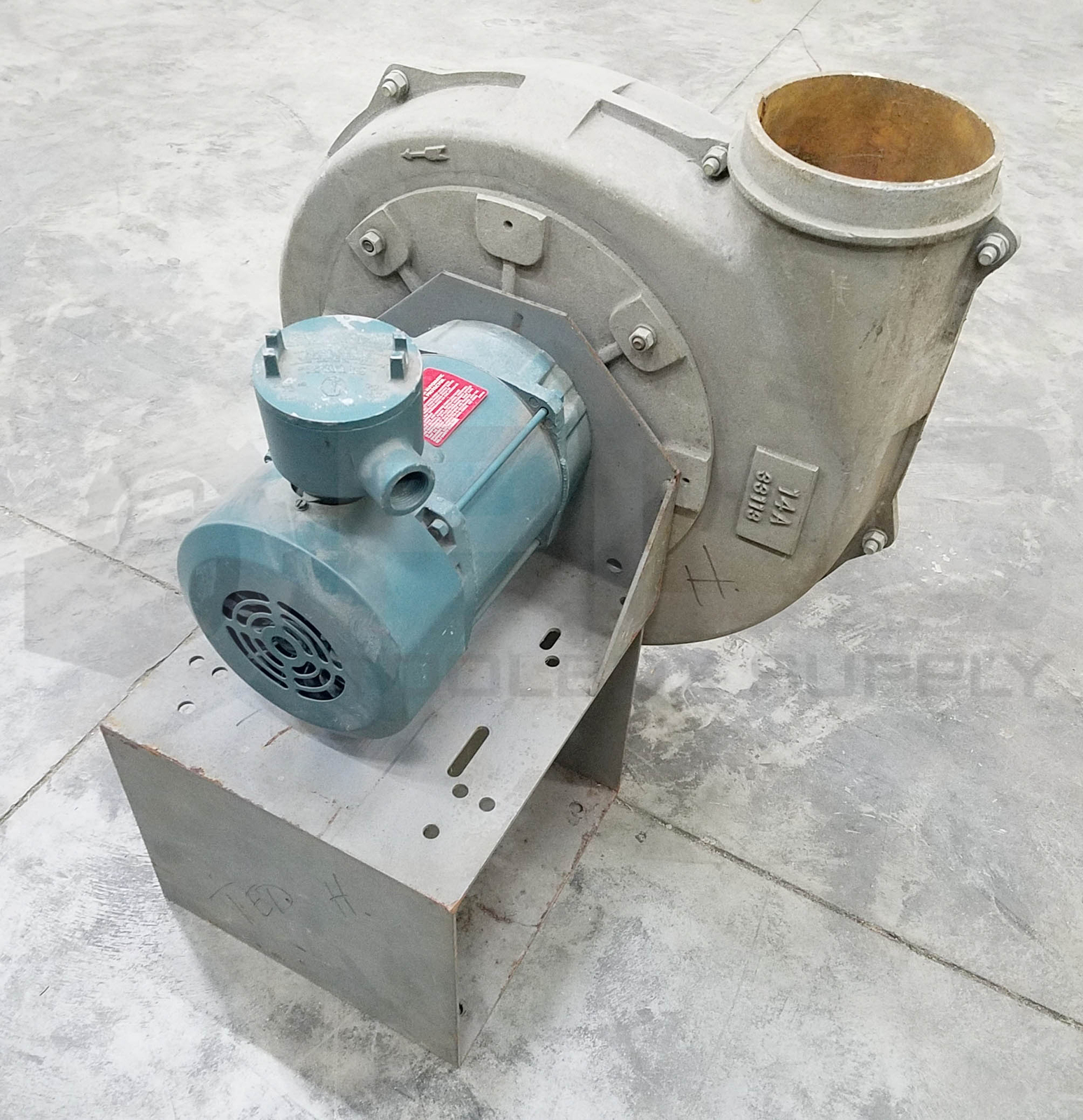 CINCINNATI FAN PB-14A CENTRIFUGAL PRESSURE BLOWER FAN 1/2HP 1725RPM, C56H2590P