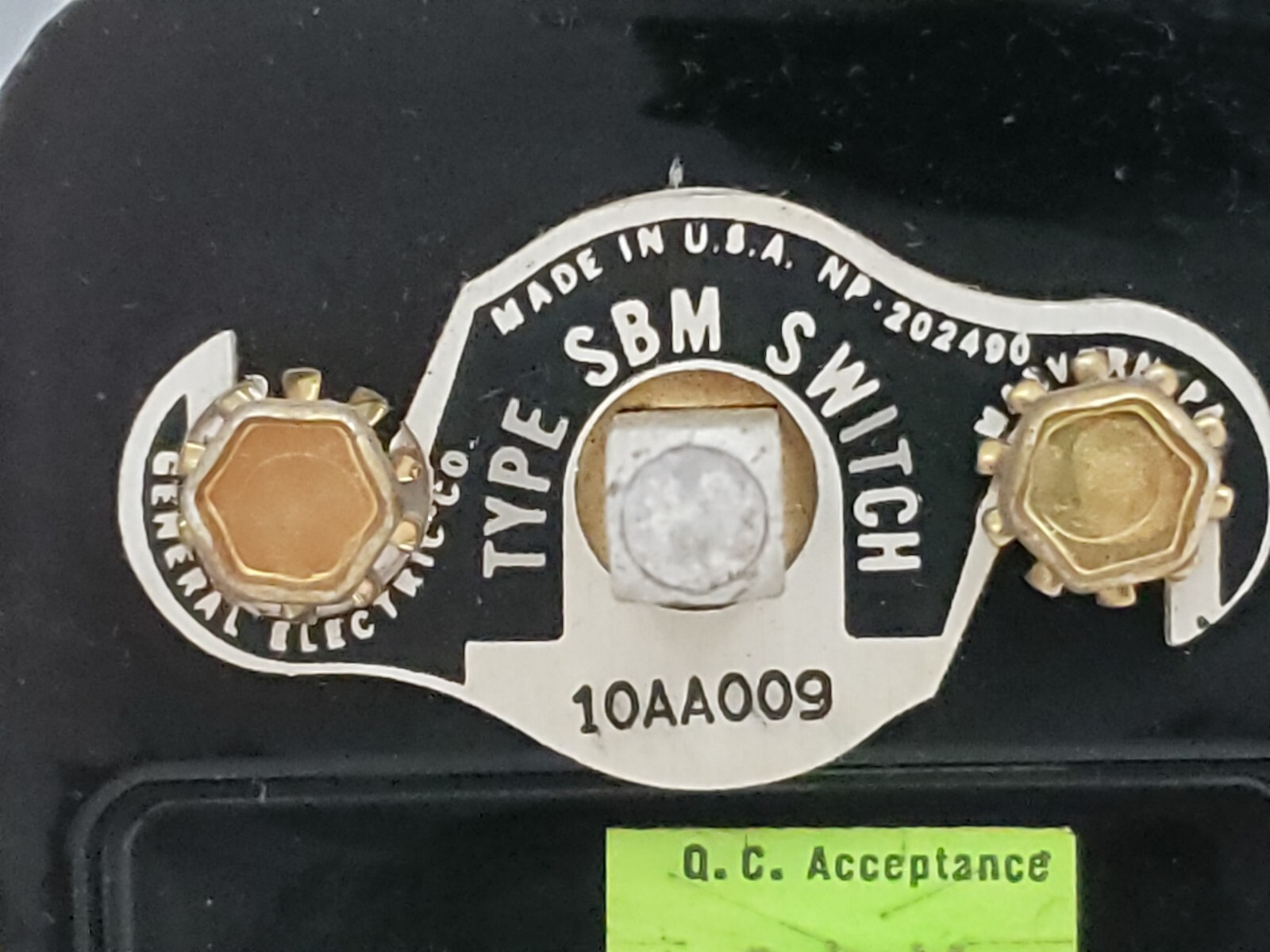GENERAL ELECTRIC 10AA009 SBM ROTARY AMMETER SWITCH 3 STAGE