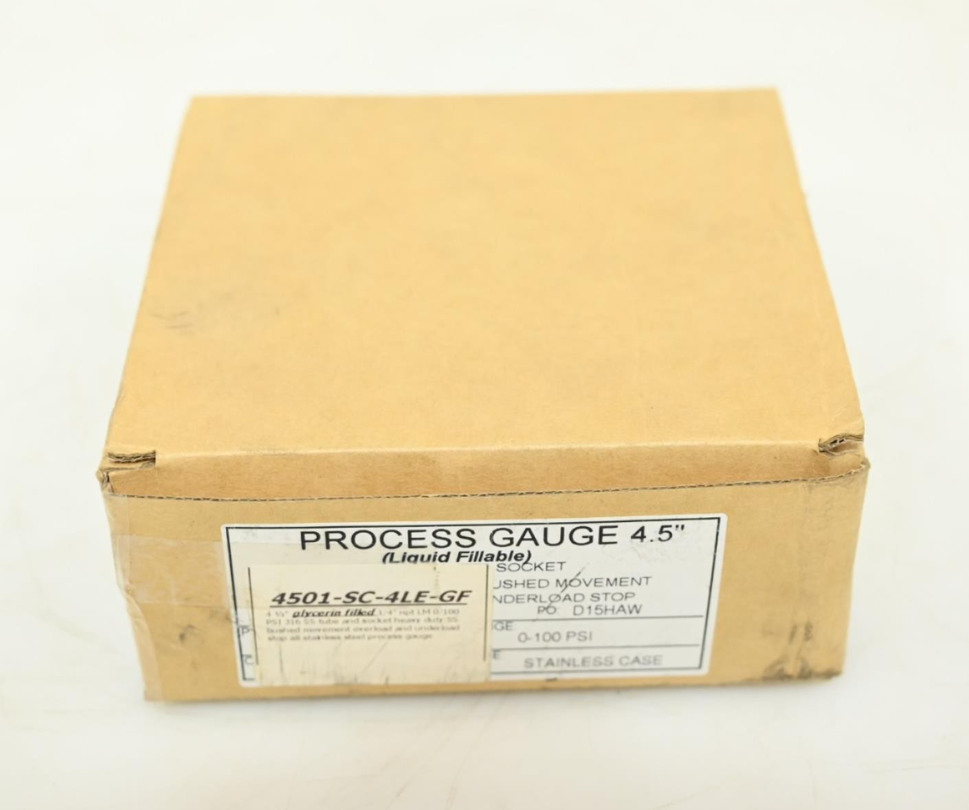Process Gauge 4-1/2″ 4501-SC-4LE-GF