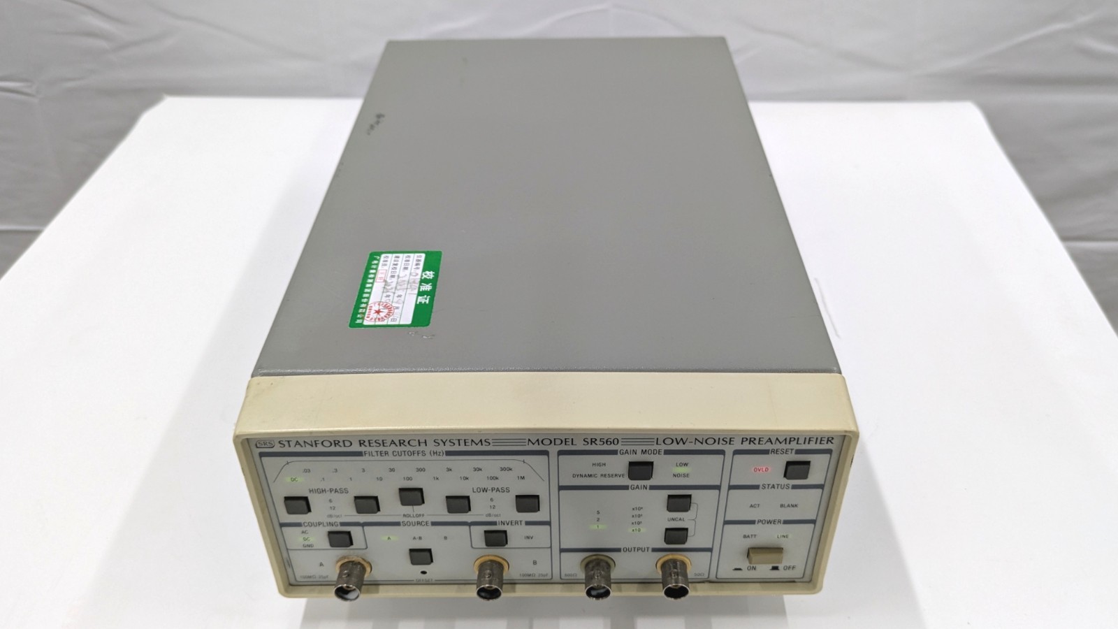 SR560 [Operation Tested] Low Noise Voltage Preamplifier SRS S/N:01341