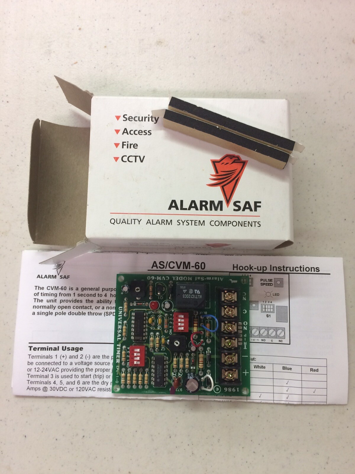 Alarm Saf CVM-60 Timer (Free Ship)