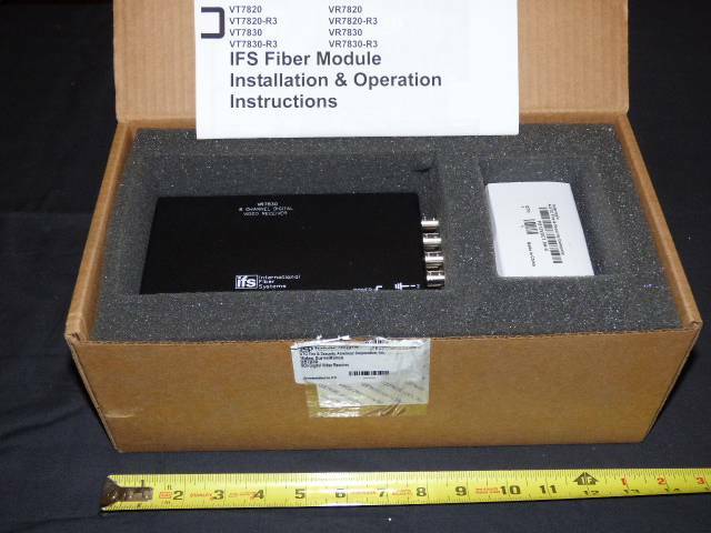 1 x VR7830 Single Mode 8 Channel Video Receiver