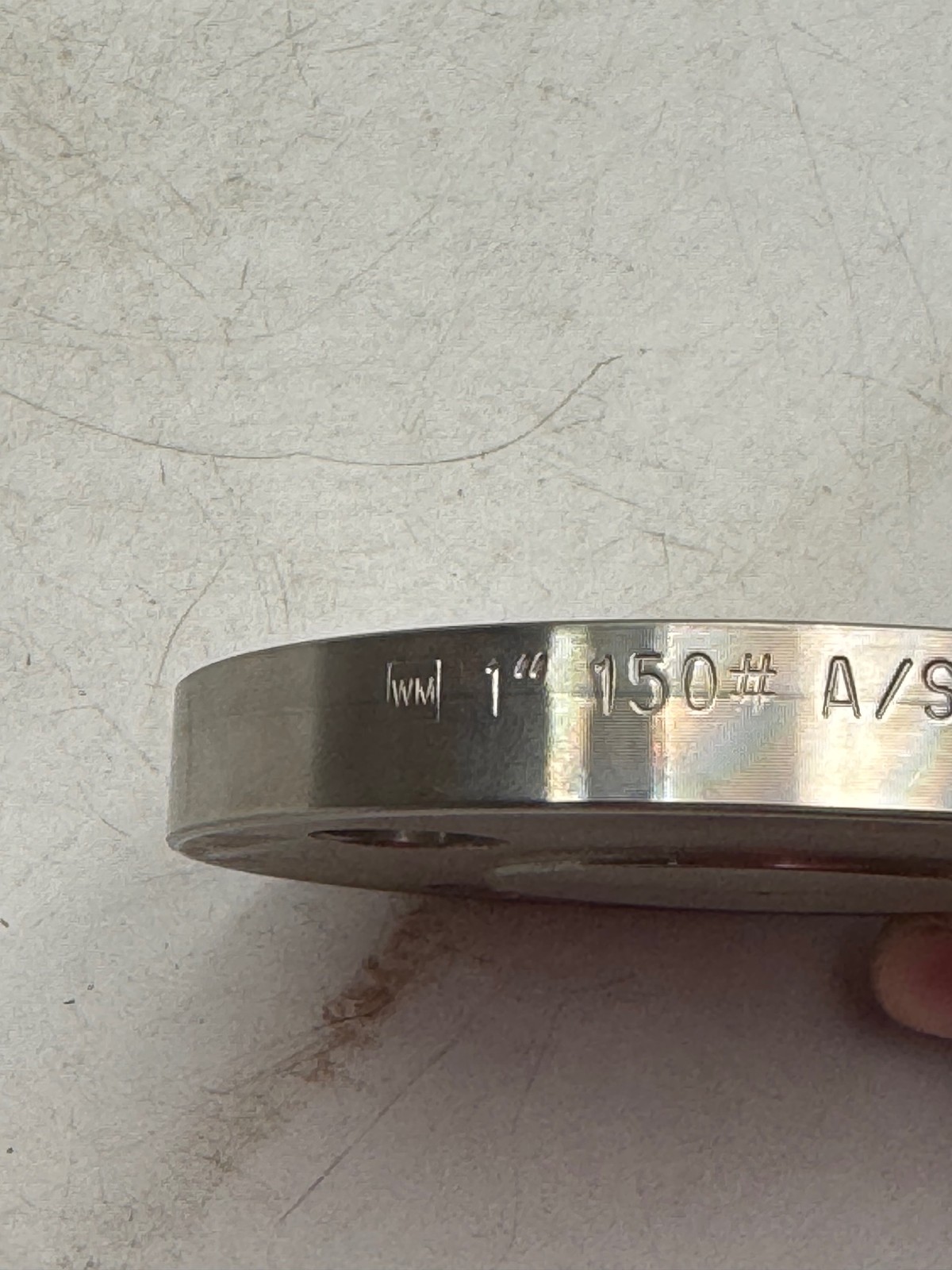 Stainless Steel Blind Flange 1 150# ANSI B16.5 F316/316L AS A182 4-Bolt Round