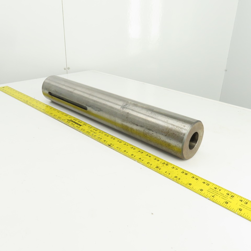 3.9200″ OD Steel Machine Cylinder W/Flat Spots 24-7/16″ OAL W/0.450″ Key Way