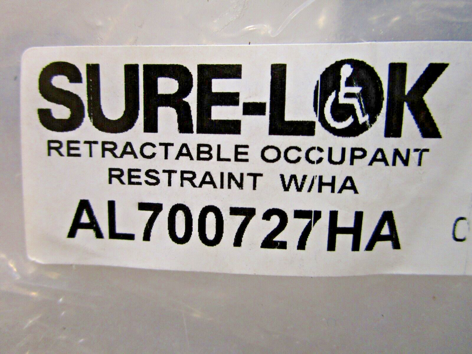 Sure-Lok Titan AL700727HA Retractable Occupant Restraint W/HA