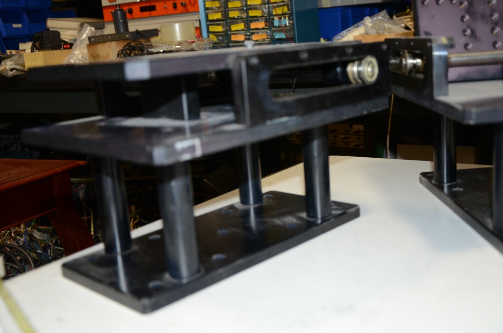 Instron Grid Pattern 5 Inch Travel Stage Tensile & Compression Fixture 4502