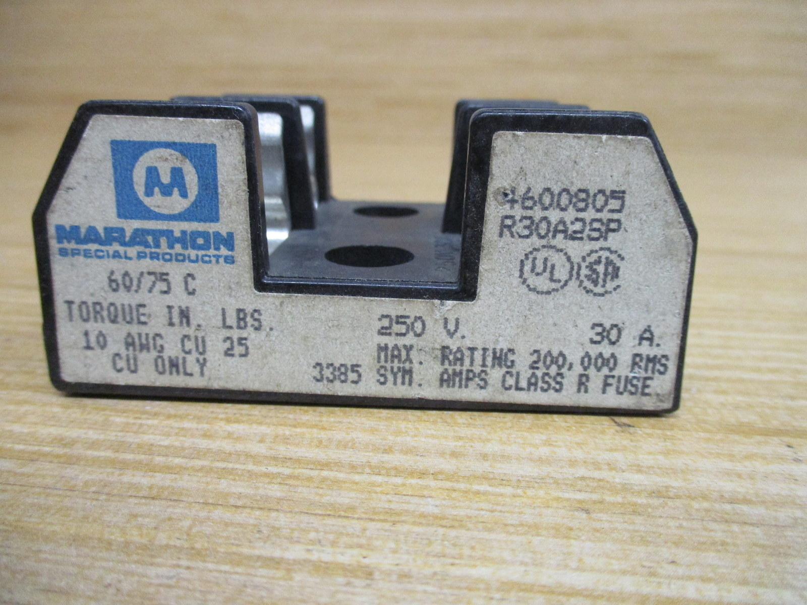 Marathon 4600805 Fuse Holder R30A2SP
