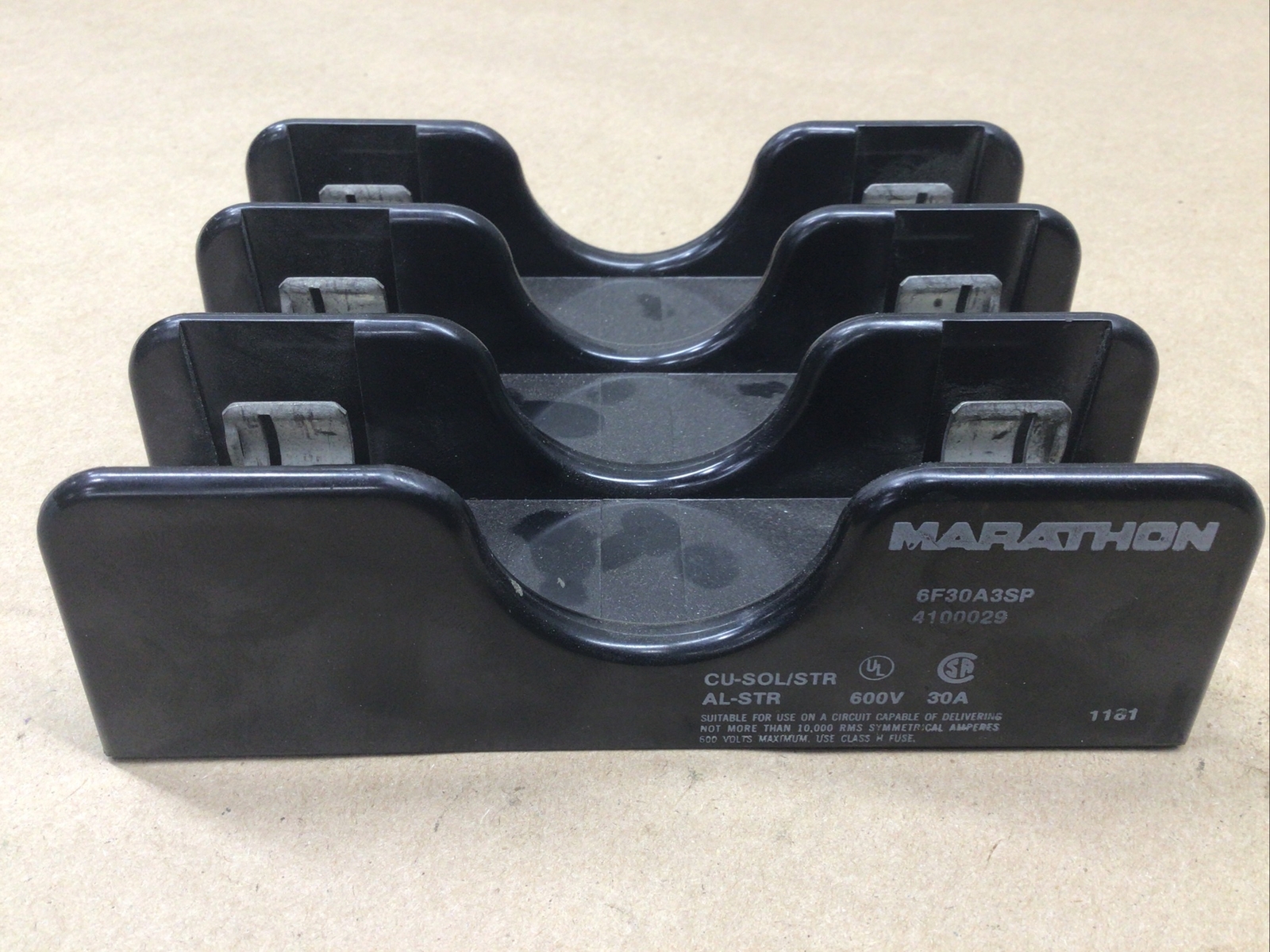 Marathon 6F30A3SP 3 Pole Fuseholder 4100029 #17J45