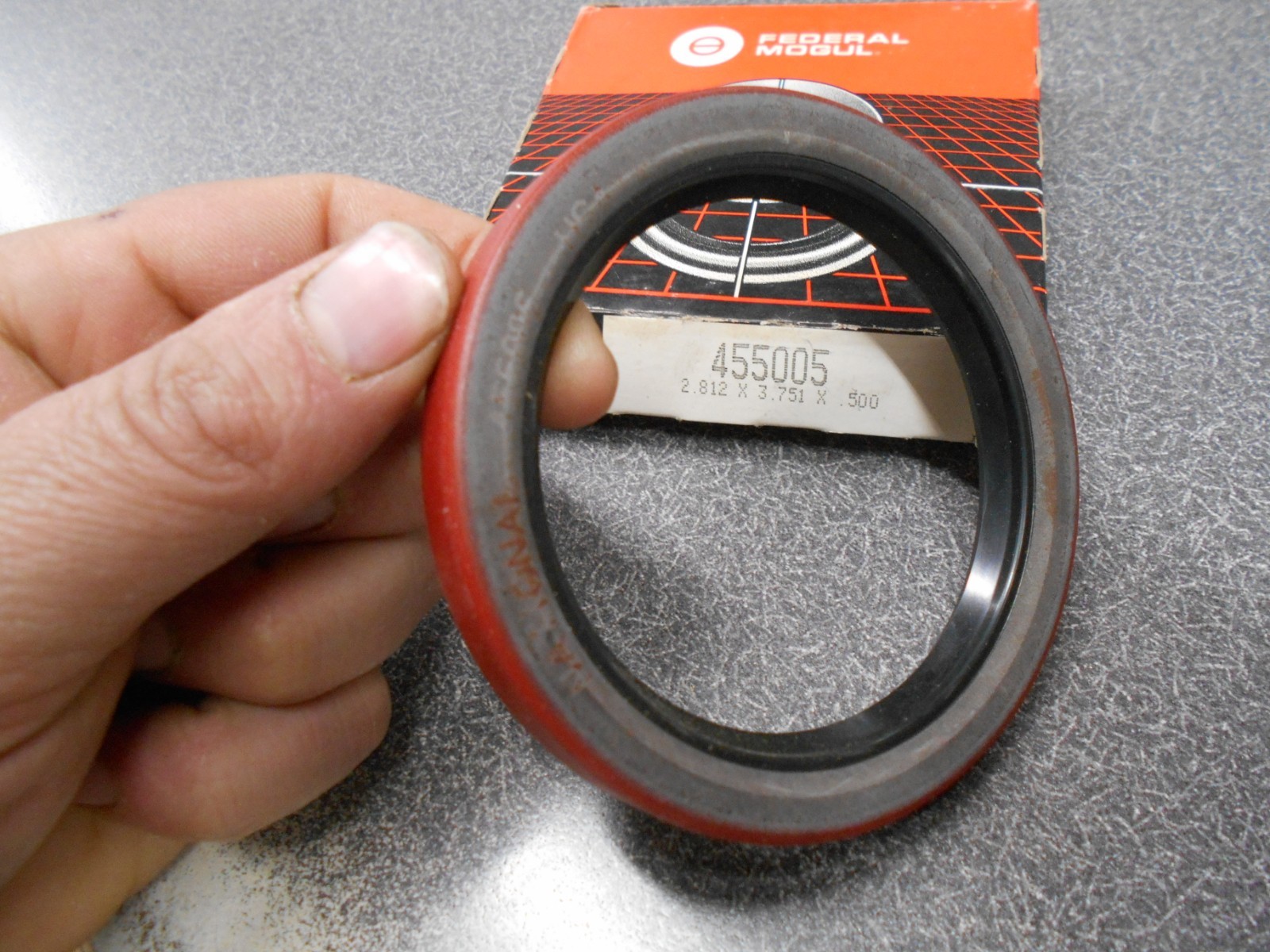 Federal Mogul 455005, National Oil Seal. 2.812 x 3.751 x 0.500 NOS!