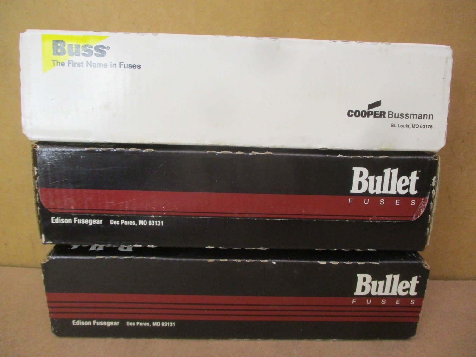 New Mixed Lot of 3 Pieces Bullet Fuses ECNR200 200A Cooper FRN-R-200 52788LR