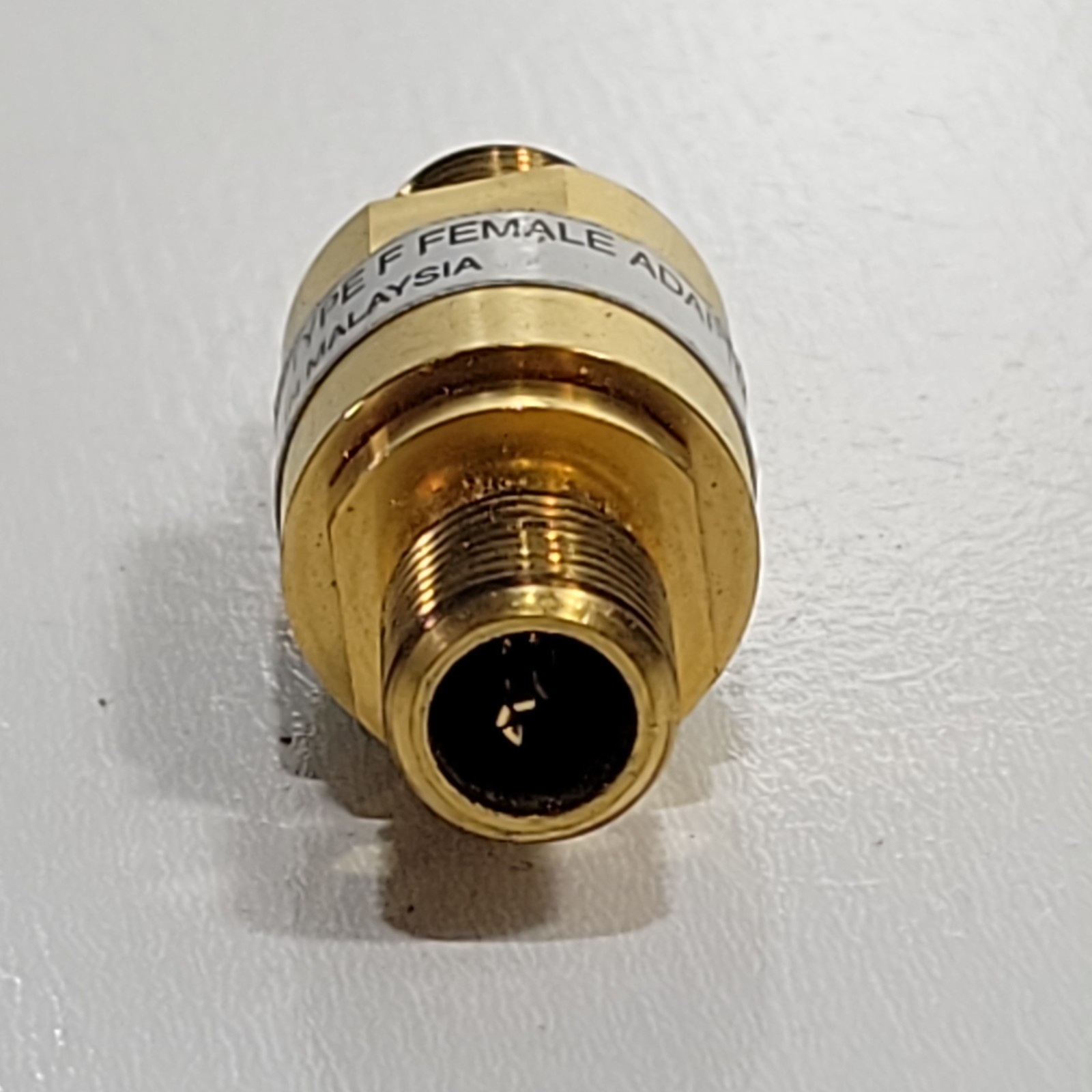 Agilent 85039-60002 Type F Femal Adaptor Brass Calibration Accessory Module