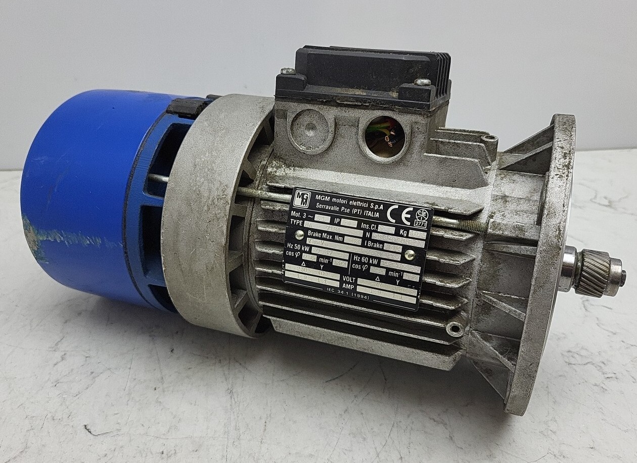 MGM Brake Motor BA 71B4 277/480V IP54 S1 1.9 1.1 Amp