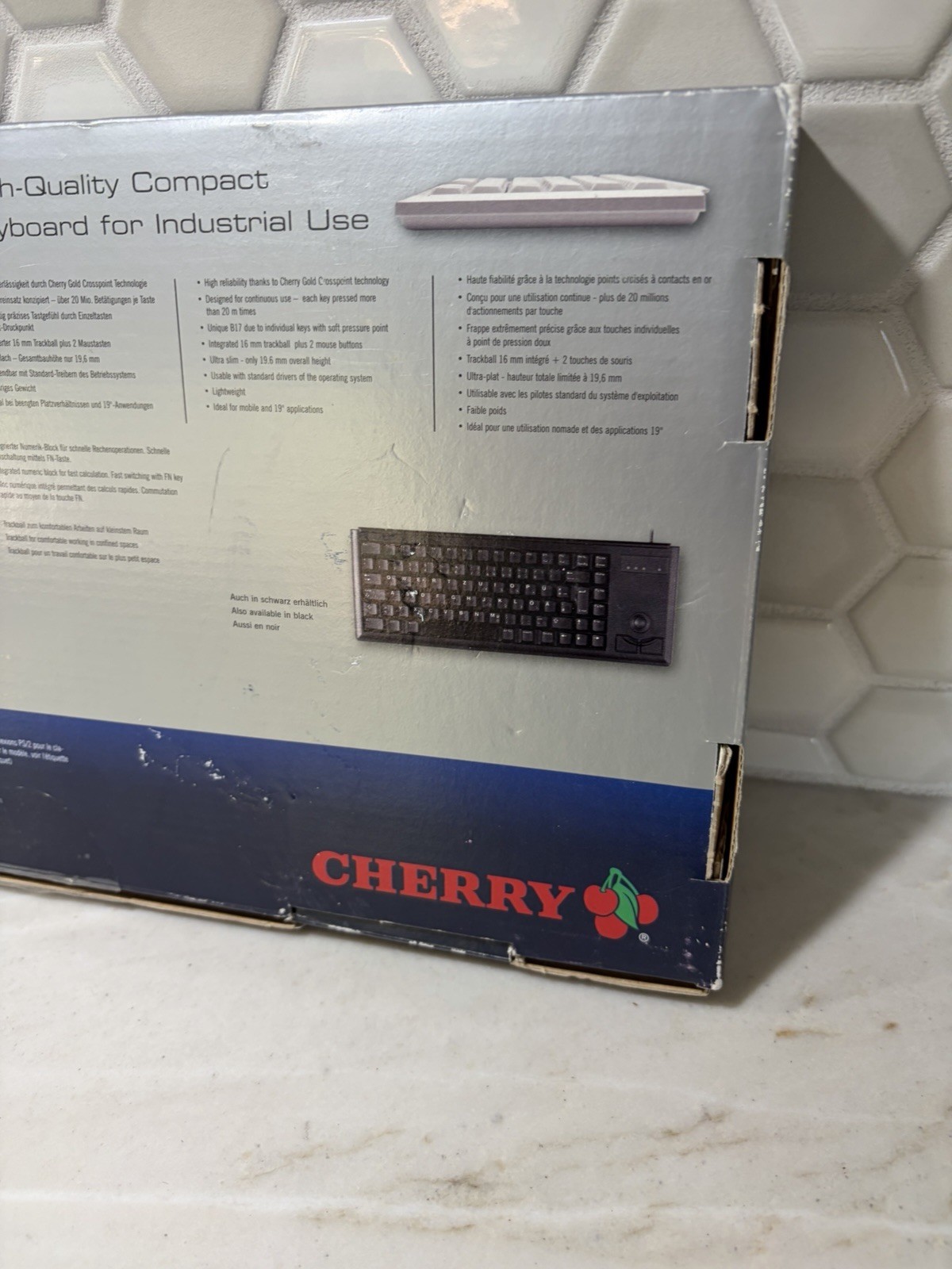 Cherry G84-4405PPBUS G84-4400 Ultraslim Trackball Keyboard