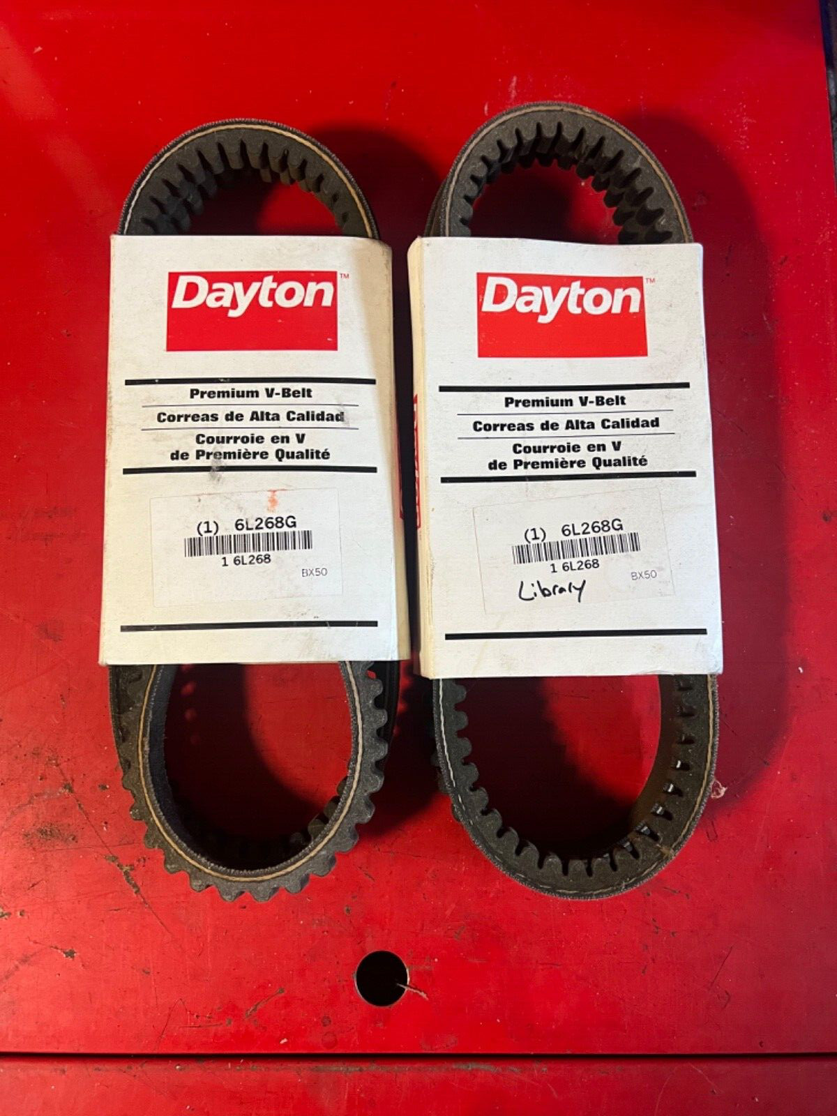 Dayton 6L268G / 6L268 / BX50 – Premium V-Belt – Cogged