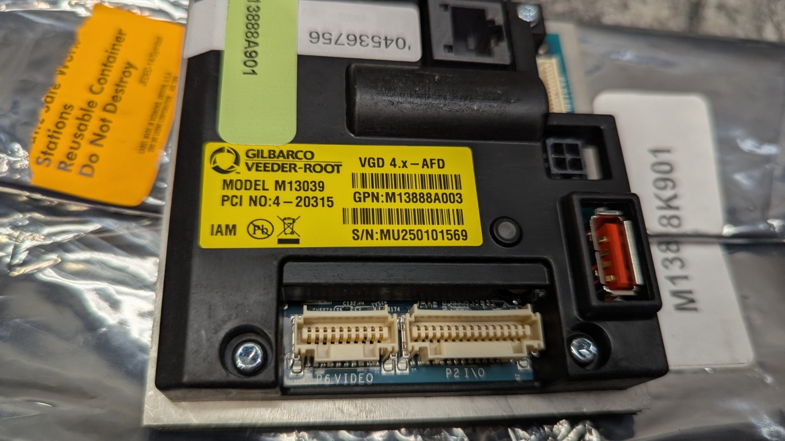 GILBARCO M13039 4-20315 VGD 4.X-AFD M13888A003 – Untested