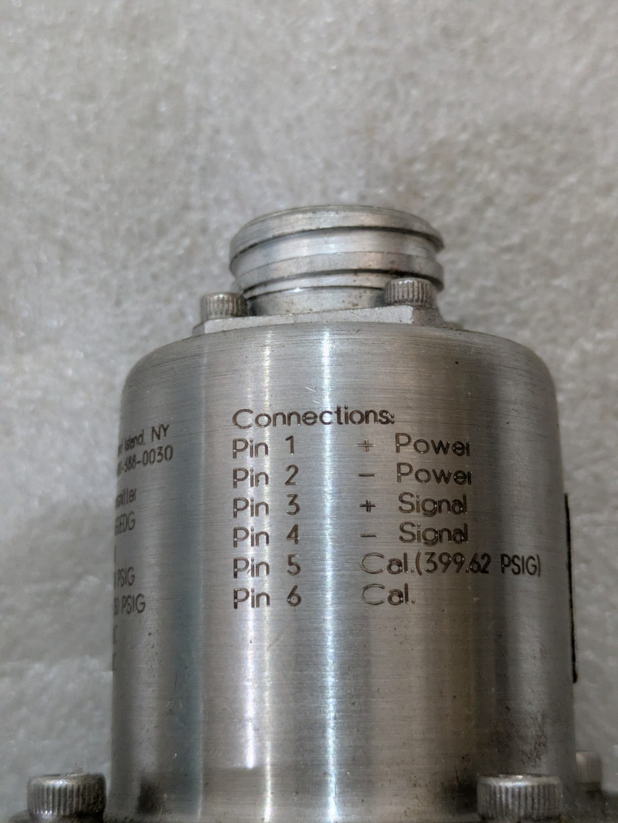 VIATRAN PRESSURE TRANSMITTER 1182AUGDEDG 0-500PSIG 15VDC GM POWERTRAIN PONTIAC