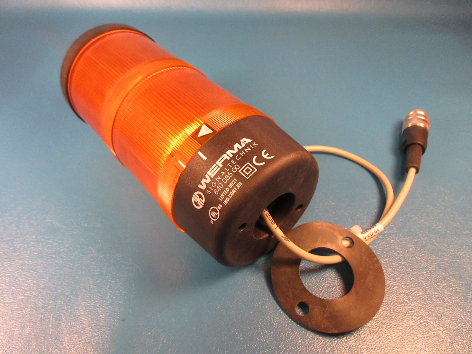 WERMA 975 840 00, IP54, AMBER SIGNALING LIGHT, LASER WARNING LIGHT, 0768625