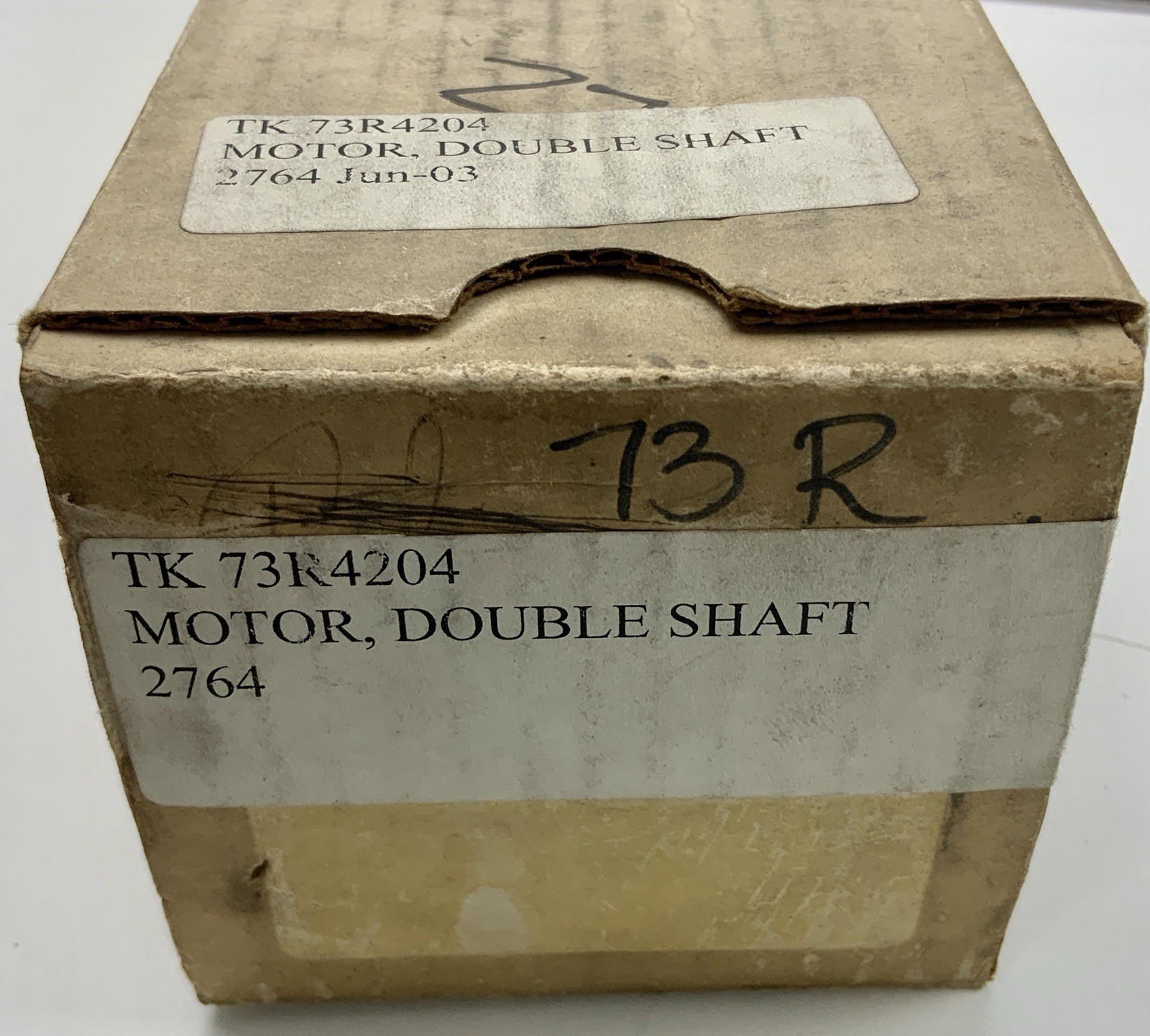 RED DOT Double Shaft 24V Motor P/N : 73R4204 ( RD-5-3757-24P ) : NEW Old Stock