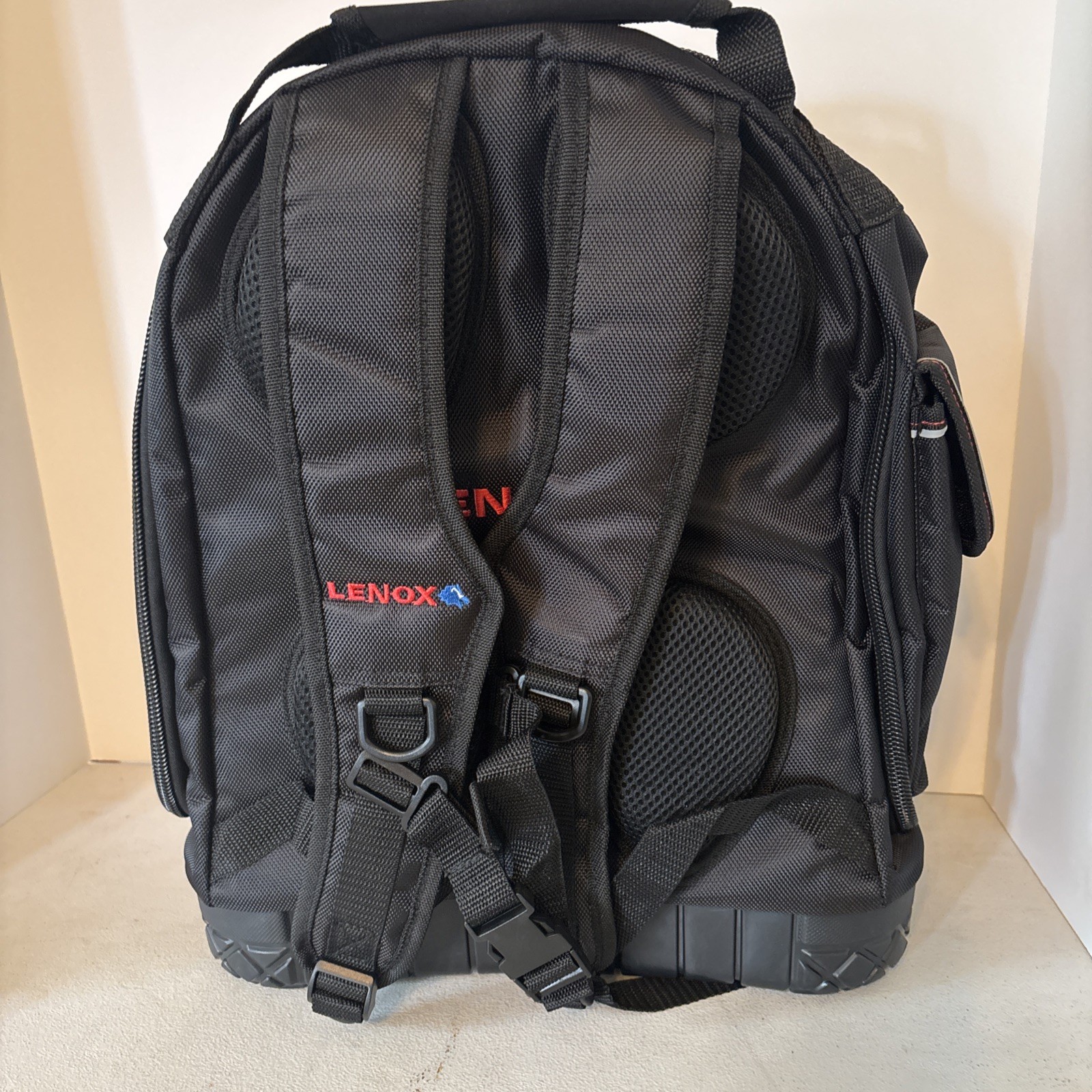 NEW!! Lenox 30 Pocket Black Ballistic Nylon Backpack Tool Bag 1894646 NWT