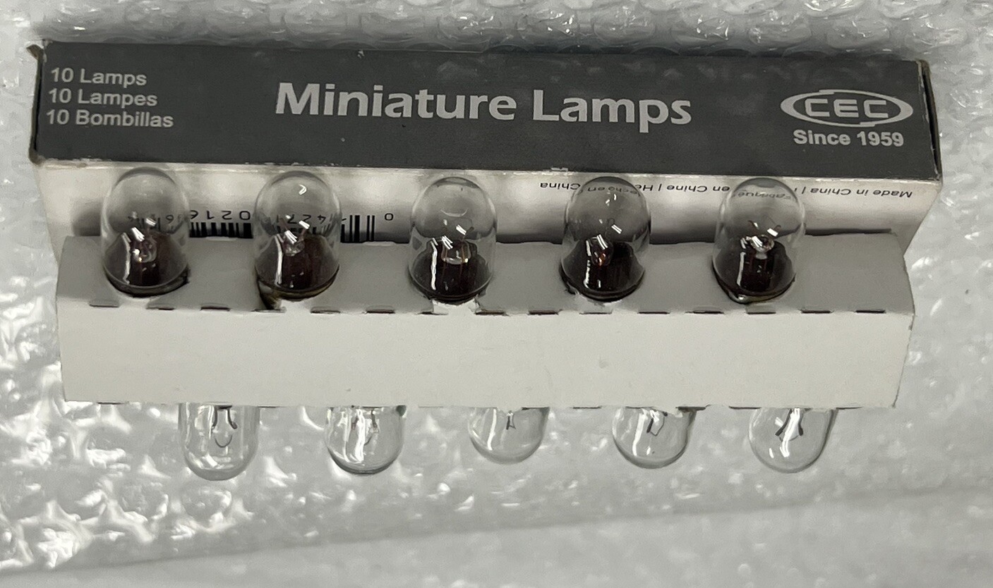 NEW 10pc CEC 755 Miniature Lamps /97044587