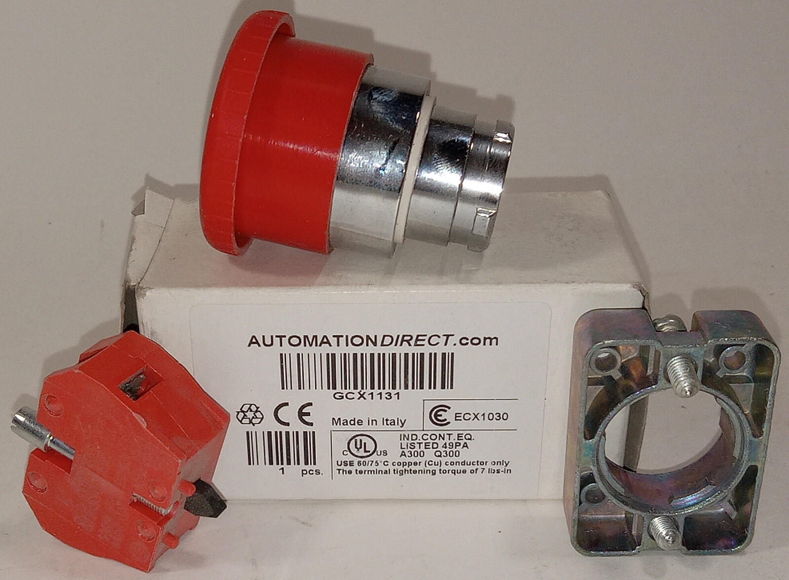 1 NEW AUTOMATION DIRECT GCX1131 EMERGENCY STOP PUSH BUTTON NIB ***MAKE OFFER***
