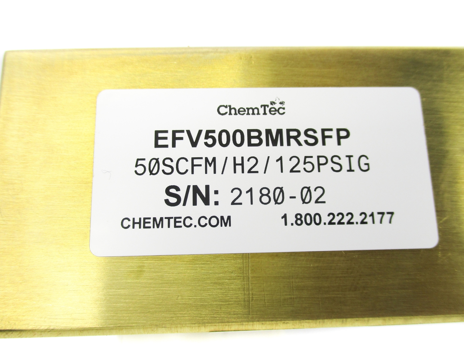 CHEMTEC EFV500BMRSFP 125PSIG NSNP