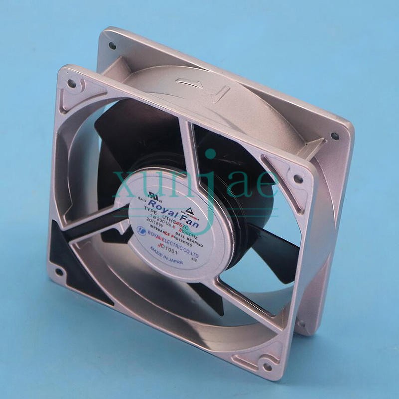 1PCS New ROYAL FAN UTHS457C Metal Cooling Fan AC 230V 20/18W