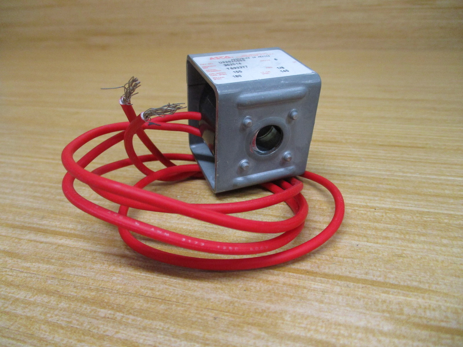 Asco U8262C002 Solenoid Valve 302014 Coil Only